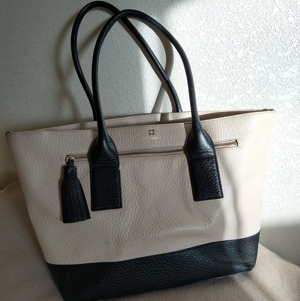 Kate Spade Two Tone Leather Tote